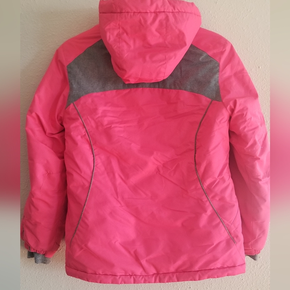 ZeroXposur womens pink & gray ski jacket coat size 14/16 - Picture 4 of 7